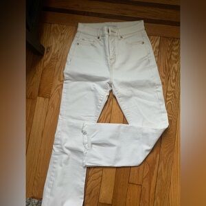 LOFT White Skinny Jeans Classic Style